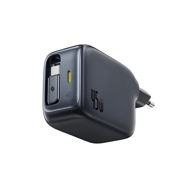 Zdjęcie produktu: Ładowarka sieciowa Baseus EnerCore CJ11 45W USB-C - czarna Zdjęcie produktu: Ładowarka sieciowa Baseus EnerCore CJ11 45W USB-C - czarna