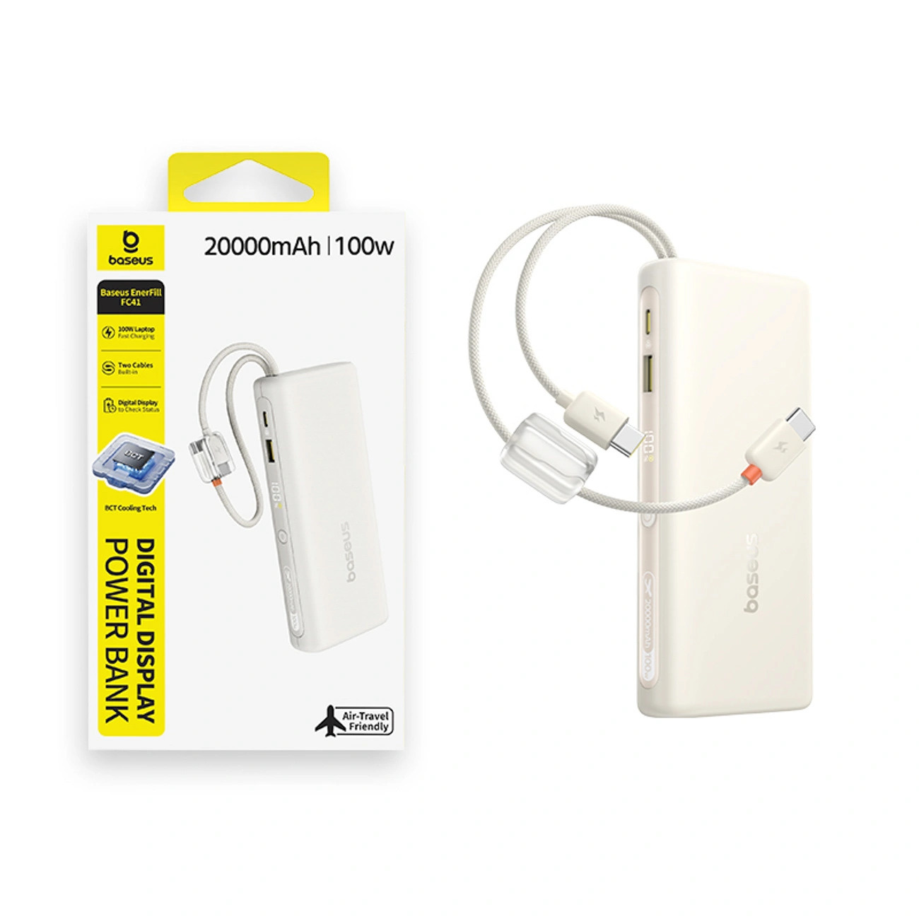 Powerbank Baseus EnerFill FC41 20000mAh 100W USB-C Powerbank Baseus EnerFill FC41 20000mAh 100W USB-C