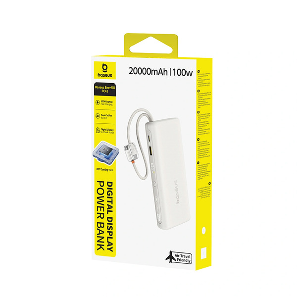 Zdjęcie produktu: Powerbank Baseus EnerFill FC41 20000mAh 100W USB-C Zdjęcie produktu: Powerbank Baseus EnerFill FC41 20000mAh 100W USB-C