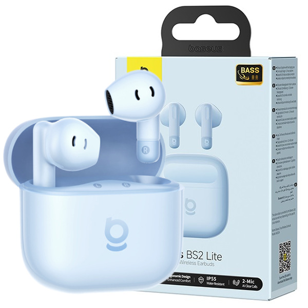 Zdjęcie produktu: Słuchawki bezprzewodowe douszne TWS Baseus Bass BS2 Lite TWS - niebieskie