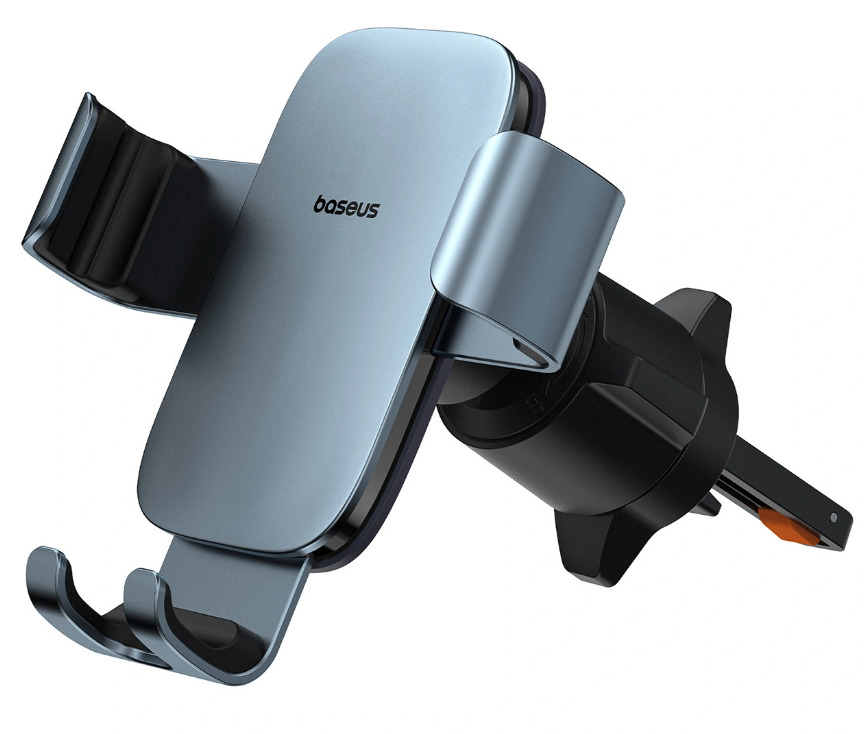 Uchwyt Baseus Metal Age 3 grawitacyjny na kratkę nawiewu - szary Uchwyt Baseus Metal Age 3 grawitacyjny na kratkę nawiewu - szary