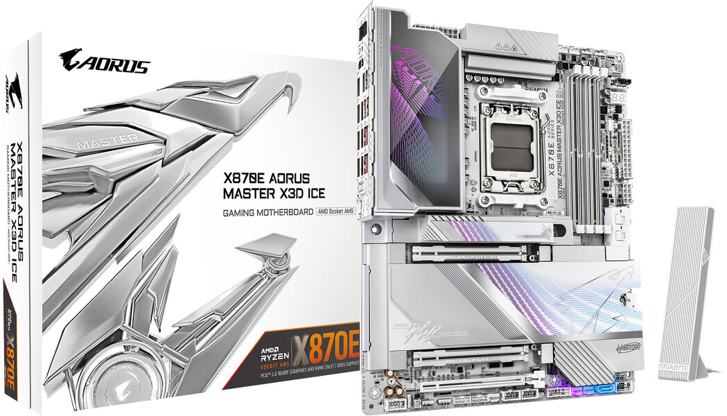 Zdjęcie produktu: Płyta główna Gigabyte X870E AORUS MASTER X3D ICE