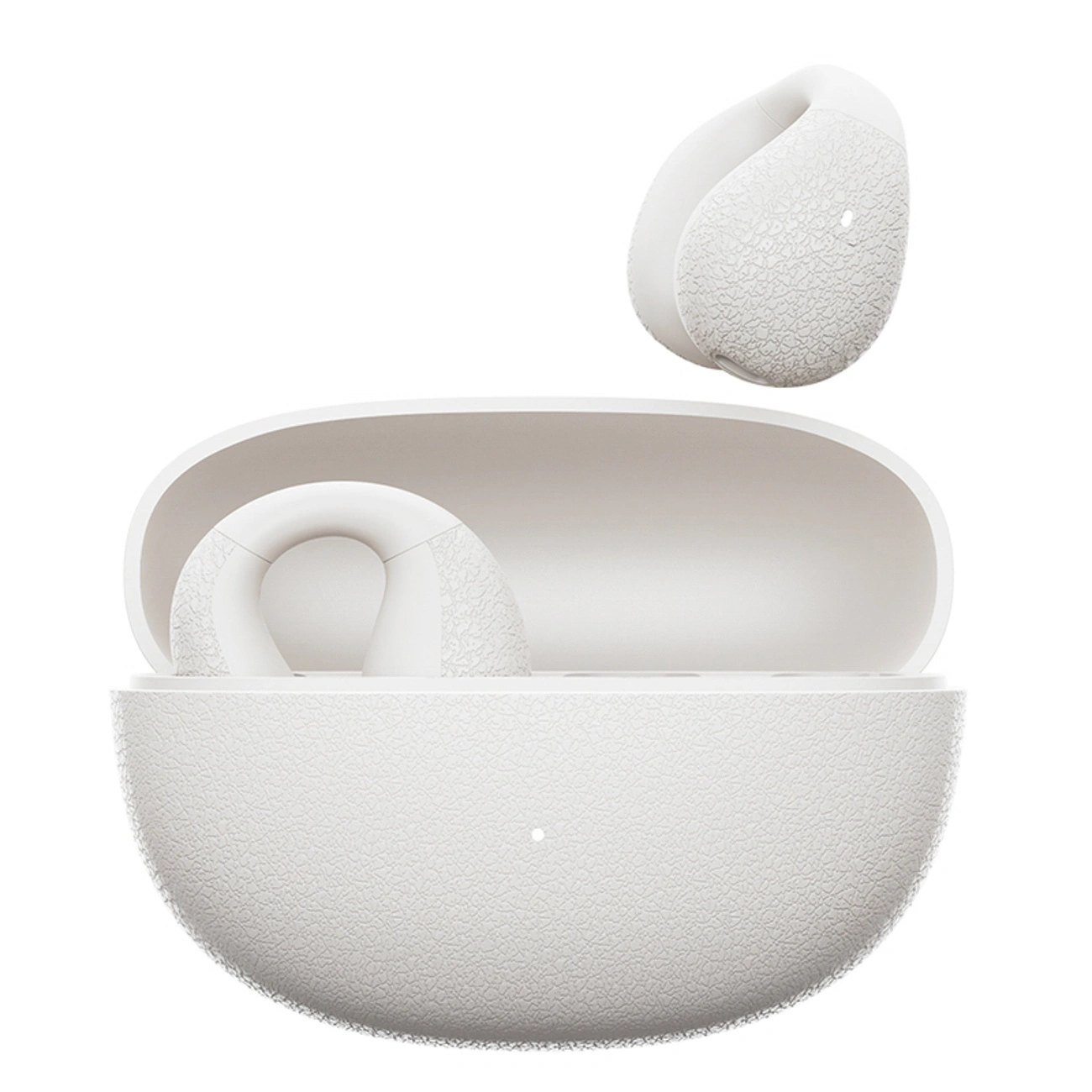 Słuchawki OWS QCY Crossky C10 z klipsem ENC IPX5 Bluetooth 5.4 - białe