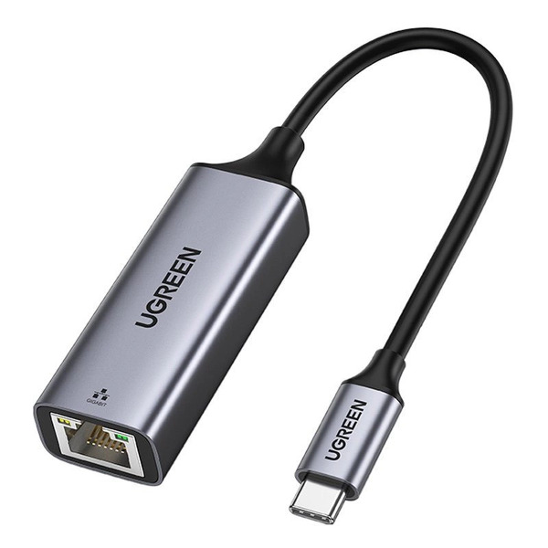 Zdjęcie produktu: Adapter zewnętrzna karta sieciowa RJ45 - USB Typ C Ugreen 1 Gbps