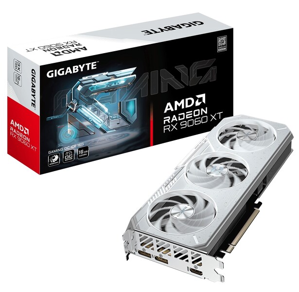 Zdjęcie produktu: Gigabyte Radeon RX 9060 XT GAMING OC ICE 16G GDDR6 Zdjęcie produktu: Gigabyte Radeon RX 9060 XT GAMING OC ICE 16G GDDR6