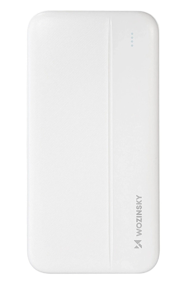 Zdjęcie produktu: Powerbank Wozinsky Li-Po 10000mAh 2 x USB biały 10W (WPBWE1) Zdjęcie produktu: Powerbank Wozinsky Li-Po 10000mAh 2 x USB biały 10W (WPBWE1)