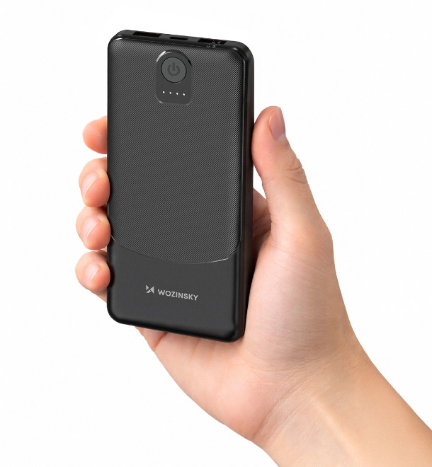 Powerbank Wozinsky Wpower WPBBK-2 10000mAh 10W - czarny Powerbank Wozinsky Wpower WPBBK-2 10000mAh 10W - czarny