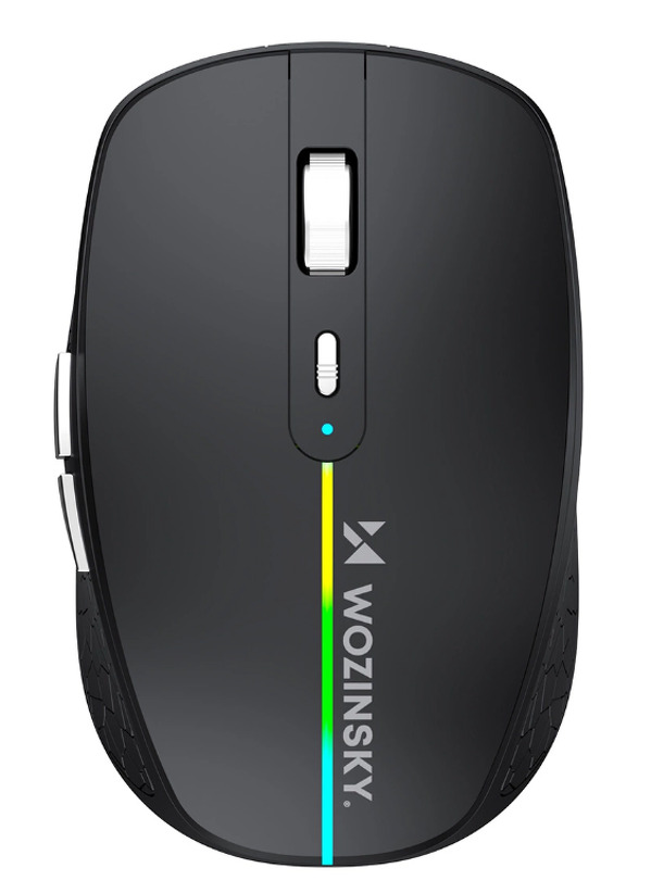 Zdjęcie produktu: Mysz bezprzewodowa Wozinsky WMGK-1132 podświetlana RGB - czarna Zdjęcie produktu: Mysz bezprzewodowa Wozinsky WMGK-1132 podświetlana RGB - czarna