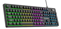 Miniatura zdjęcia: Klawiatura Wozinsky WKG-200 z rolką gamingowa membranowa RGB - czarna Miniatura zdjęcia: Klawiatura Wozinsky WKG-200 z rolką gamingowa membranowa RGB - czarna
