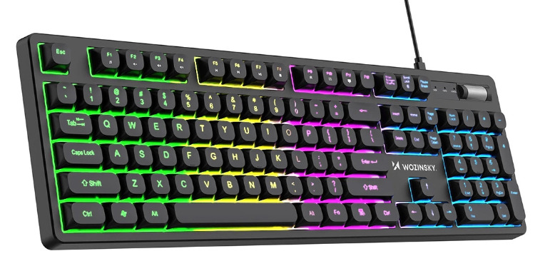 Wozinsky WKGP-1165 klawiatura gamingowa mechaniczna podświetlana RGB Wozinsky WKGP-1165 klawiatura gamingowa mechaniczna podświetlana RGB