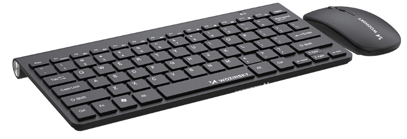 Zestaw Wozinsky klawiatura + mysz kompaktowy WZKM-078 - czarny