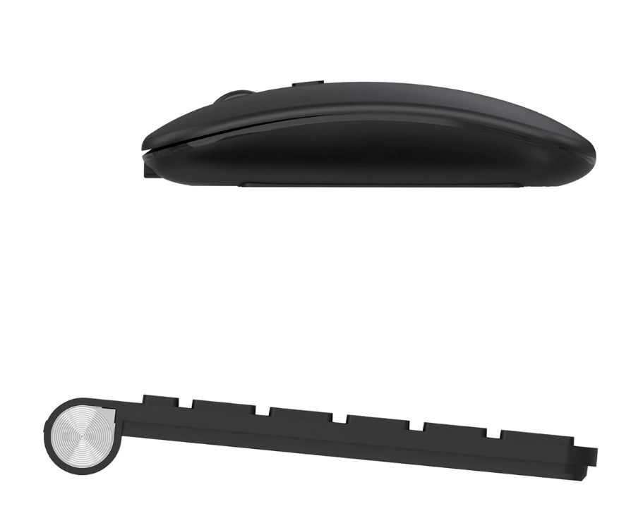 Zestaw Wozinsky klawiatura + mysz kompaktowy WZKM-078 - czarny