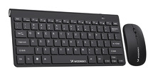 Miniatura zdjęcia: Zestaw Wozinsky klawiatura + mysz kompaktowy WZKM-078 - czarny