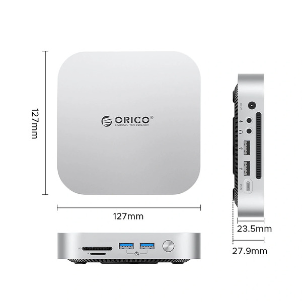 Zdjęcie produktu: Stacja dokująca Orico MiniLink 9w1 z kieszenią na M.2 SSD do Mac mini