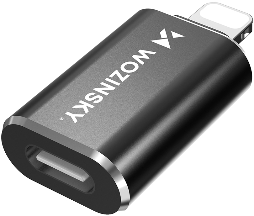 Adapter Wozinsky WALC-01 Lightning - USB-C - czarny Adapter Wozinsky WALC-01 Lightning - USB-C - czarny