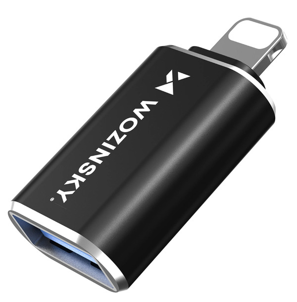 Zdjęcie produktu: Adapter Wozinsky WALA-01 Lightning - USB-A OTG - czarny