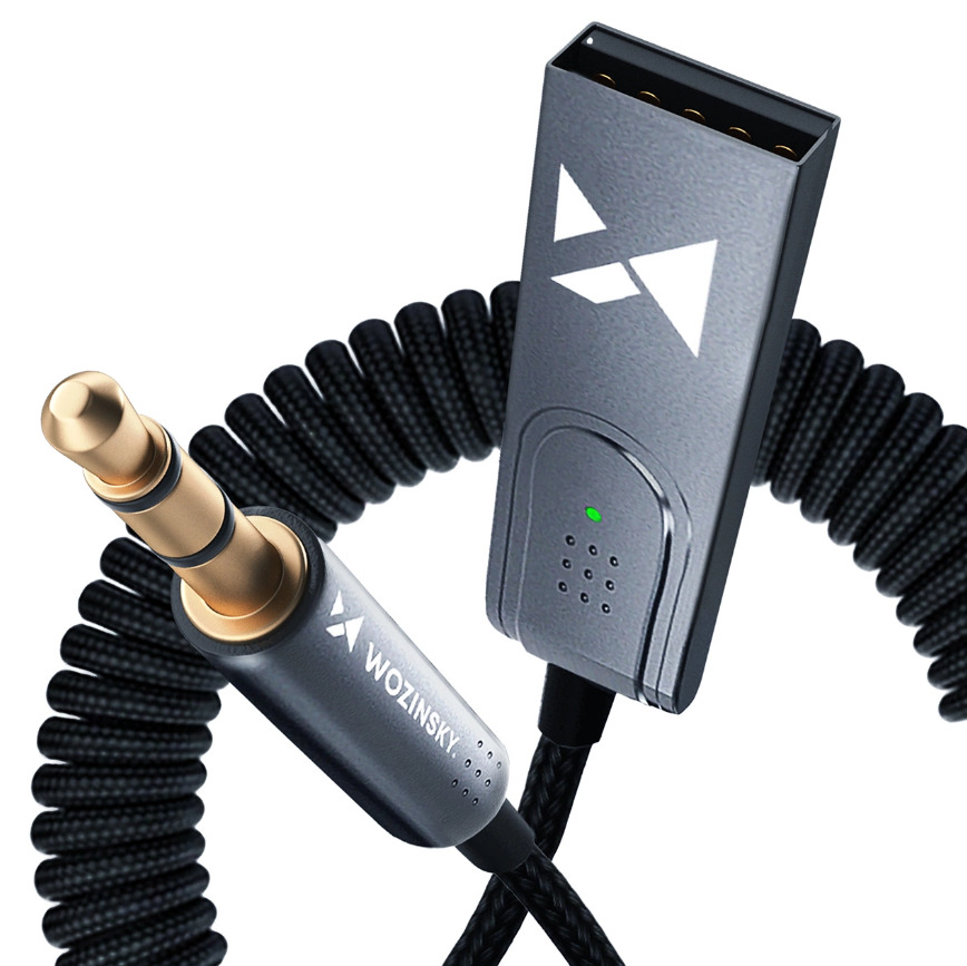 Adapter audio Wozinsky WTODB Bluetooth 5.3 / AUX odbiornik dźwięku Adapter audio Wozinsky WTODB Bluetooth 5.3 / AUX odbiornik dźwięku