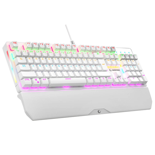 Zdjęcie produktu: Klawiatura Rampage Mechaniczna UMBRA KB-R86 Blue Switch Biała