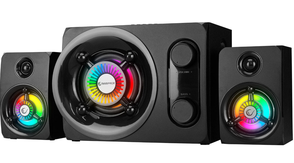 Głośniki Rampage RMS-G8 gamingowe 25 W BT, USB, SD, FM