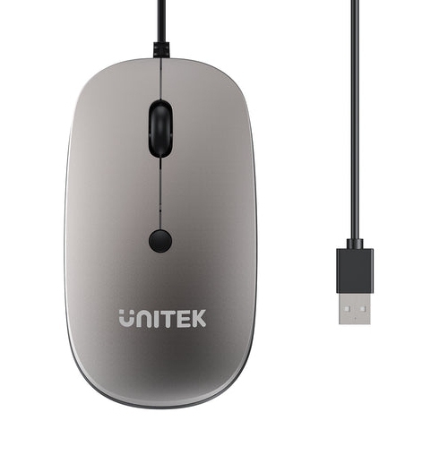 Mysz przewodowa Unitek optyczna biurowa SlimTrack Mysz przewodowa Unitek optyczna biurowa SlimTrack