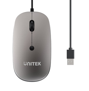 Miniatura produktu: Mysz przewodowa Unitek optyczna biurowa SlimTrack