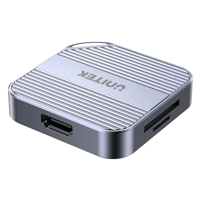 Czytnik magnetyczny kart SD/Micro SD 6w1 | PD100W | 4K@60Hz | 5Gbps Unitek
