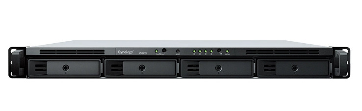 Synology RS822+ 4-bay Ryzen V1500B, 16 GB DDR4 4xGbE LAN 2xUSB 3.2 PCIe
