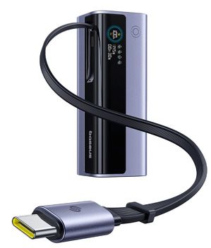 Miniatura produktu: Powerbank Baseus EnerGeek GR11 20000mAh 145W ze zwijanym kablem - szary