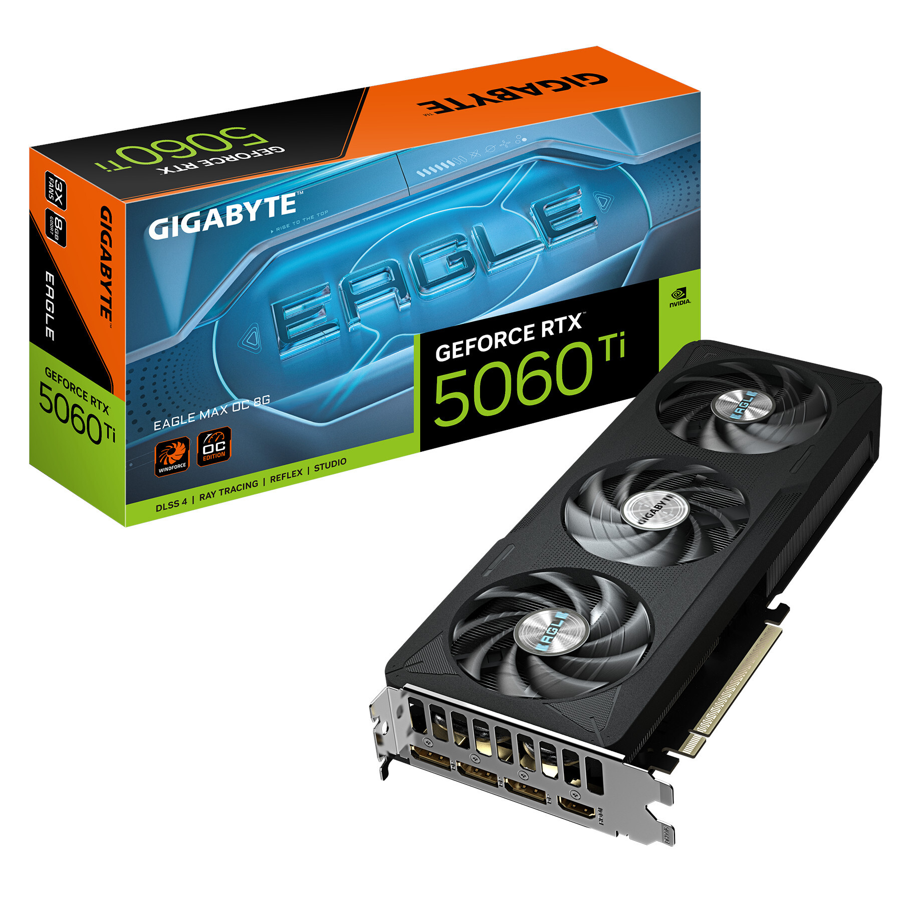 Gigabyte GeForce RTX 5060 Ti EAGLE MAX OC 8GB GDDR7 DLSS 4