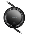 Miniatura zdjęcia: Kabel wysuwany Baseus Free2Draw Mini USB-C - USB-C 100W 1m - czarny