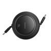 Miniatura zdjęcia: Kabel zwijany Baseus Free2Pull Mini 100W USB-C - USB-C 1.5m - czarny