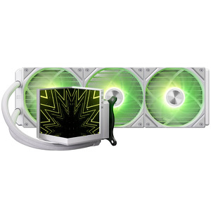 Miniatura produktu: Chłodzenie wodne Tryx Stage 360mm White wyświetlacz Dual IPS (L-S360A-DM3M-G0W)