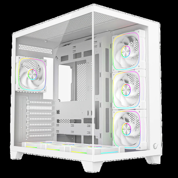 Zdjęcie produktu: Obudowa komputerowa Rampage SEALITE 7x wentylator PWM Biała