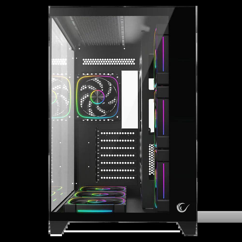 Obudowa komputerowa Rampage SEALITE 7x wentylator PWM Czarna