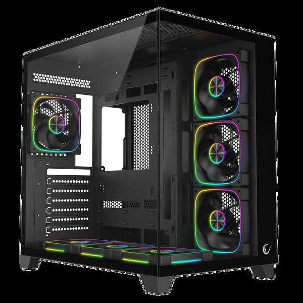 Zdjęcie produktu: Obudowa komputerowa Rampage SEALITE 7x wentylator PWM Czarna