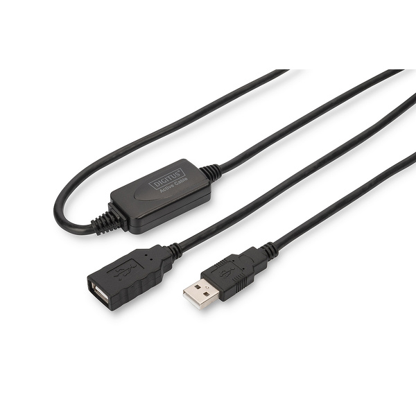 Zdjęcie produktu: Kabel przedłużający USB 2.0 HighSpeed Typ USB A/USB A M/Ż 15m