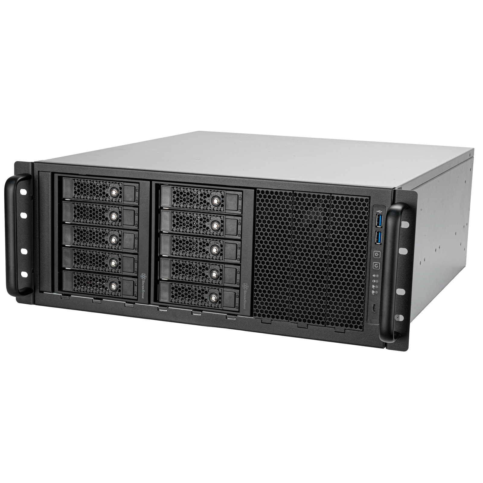 Obudowa serwerowa Rack SilverStone Rackmount 4U SST-RM45-360 czarna