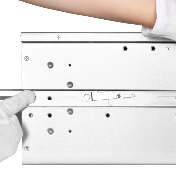 Zdjęcie produktu: Silverstone RMS06-22 Rail Set, szyny do obudów RACK Zdjęcie produktu: Silverstone RMS06-22 Rail Set, szyny do obudów RACK