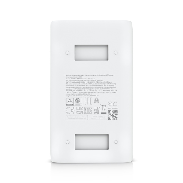 Zdjęcie produktu: Zasilacz Ubiquiti PoE++ 10G 60W (UACC-PoE++-10G-EU)