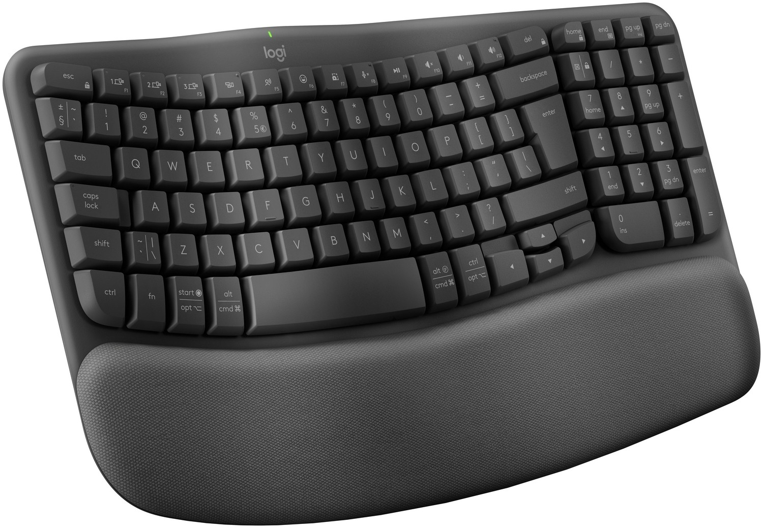 LOGITECH Wave Keys Keyboard wireless 2.4 GHz Bluetooth LOGITECH Wave Keys Keyboard wireless 2.4 GHz Bluetooth