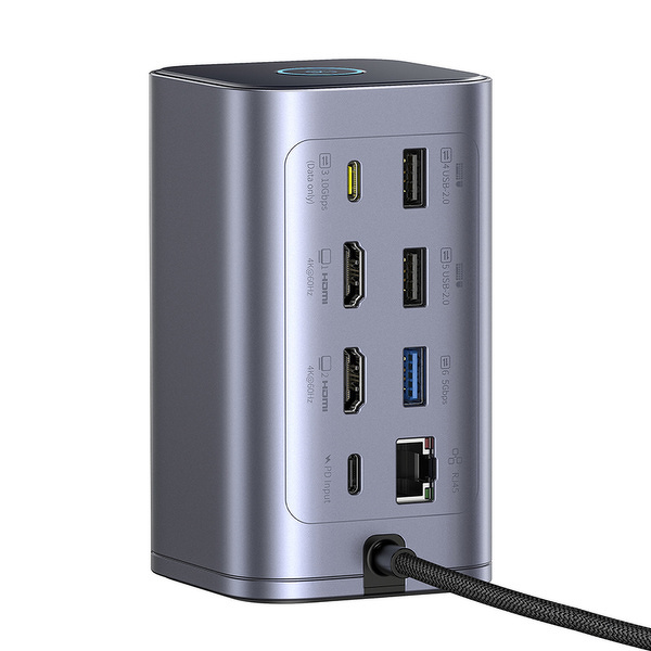 Zdjęcie produktu: Stacja dokująca Baseus NU1 Air Spacemate hub 12w1 USB-C Zdjęcie produktu: Stacja dokująca Baseus NU1 Air Spacemate hub 12w1 USB-C