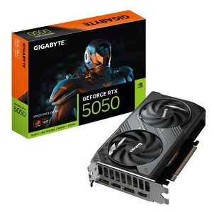 Miniatura produktu: Gigabyte GeForce RTX 5050 WINDFORCE OC 8GB GDDR6 DLSS 4 (GV-N5050WF2OC-8GD)