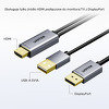 Miniatura zdjęcia: Kabel Unitek HDMI do DisplayPort 4K z zasilaniem USB-A 4K@60Hz 1,8 m Miniatura zdjęcia: Kabel Unitek HDMI do DisplayPort 4K z zasilaniem USB-A 4K@60Hz 1,8 m