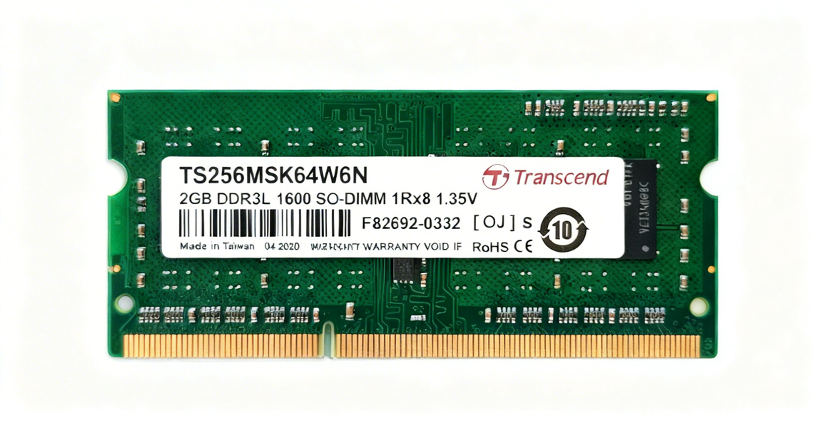 Zdjęcie produktu: Pamięć Transcend Sodimm DDR3L 2GB 1600Mhz QNAP TS256MSK64W6N