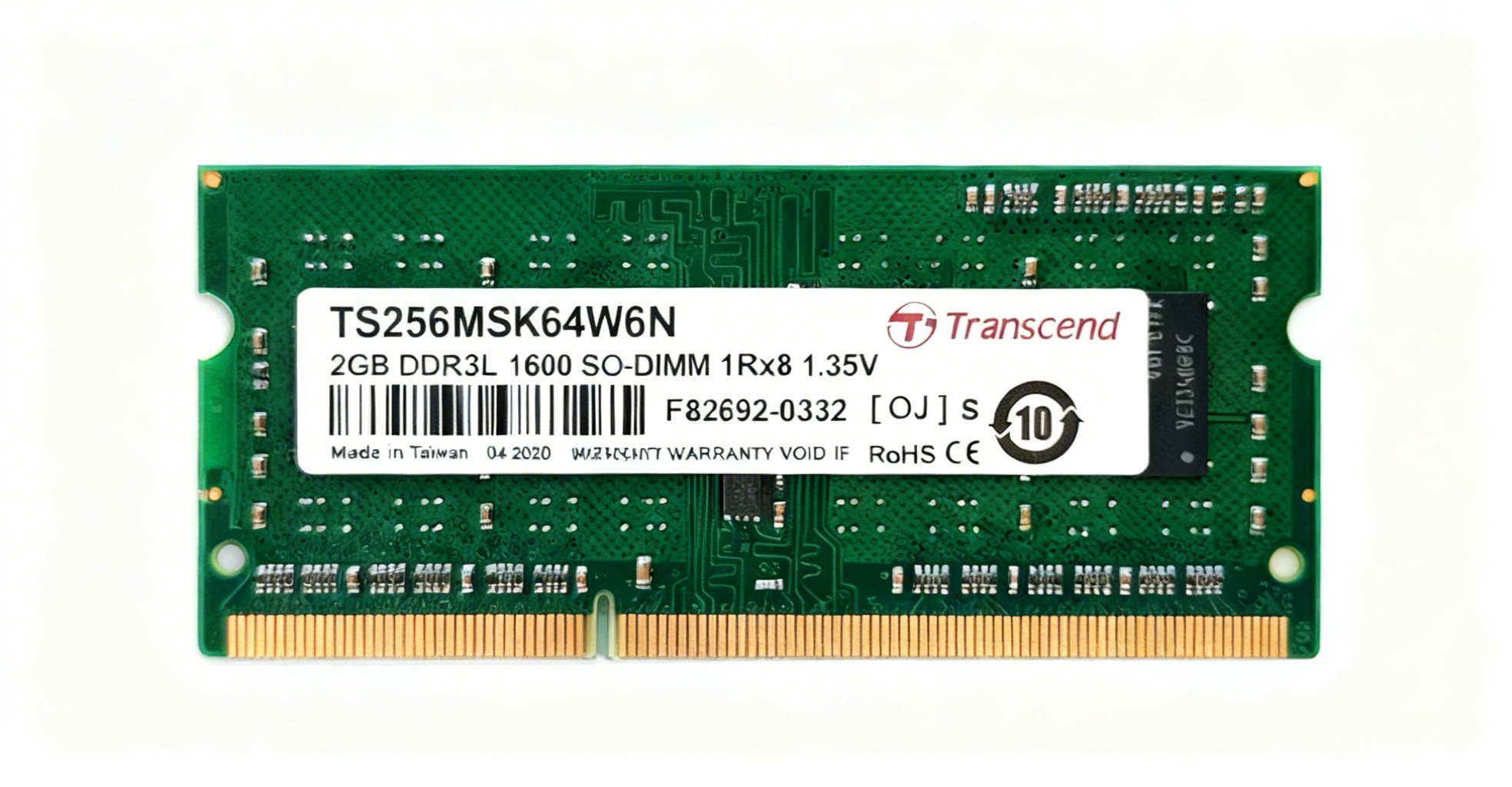 Pamięć Transcend Sodimm DDR3L 2GB 1600Mhz QNAP TS256MSK64W6N