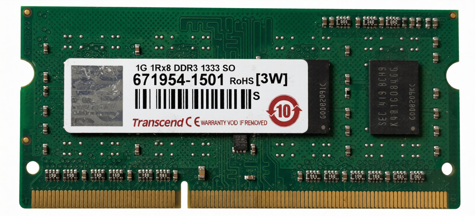 Sodimm DDR3 1GB do Qnap 1333 Sodimm DDR3 1GB do Qnap 1333