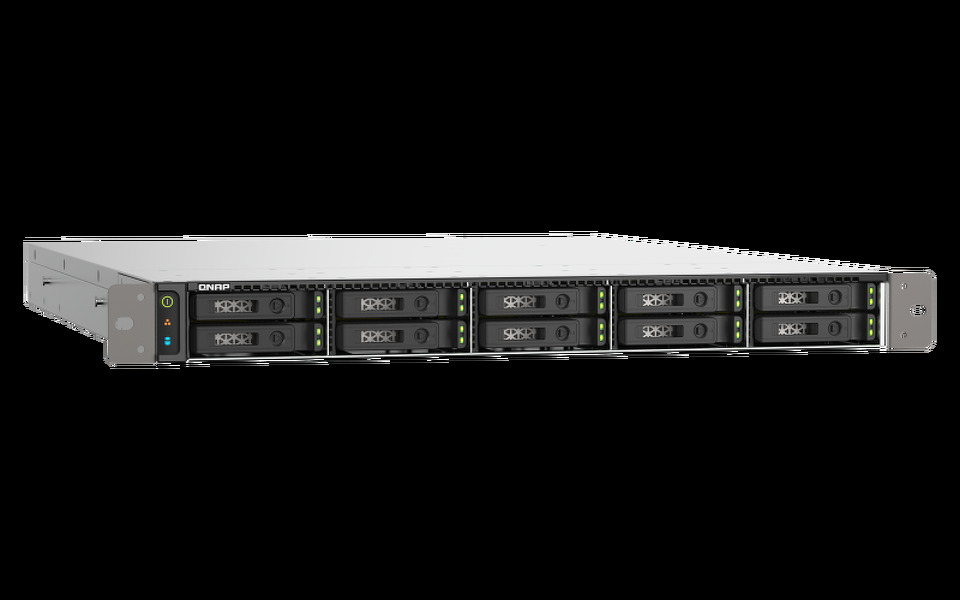 Zdjęcie produktu: Serwer QNAP TS-H1090FU-7302P-128G 12-bay AMD Epyc 128GB RAM 2x 25GbE SFP28