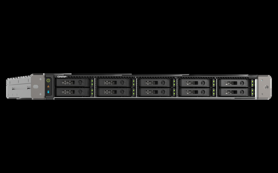 Zdjęcie produktu: Serwer QNAP TS-H1090FU-7302P-128G 12-bay AMD Epyc 128GB RAM 2x 25GbE SFP28