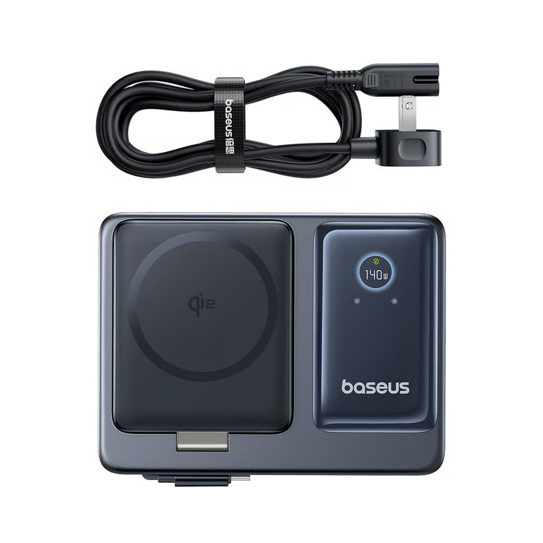 Stacja ładująca Baseus NOMOS 140W Qi2 5w1