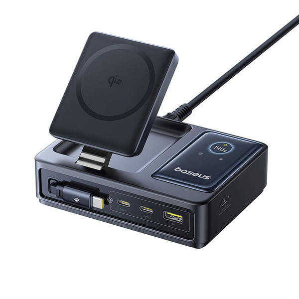 Zdjęcie produktu: Stacja ładująca Baseus NOMOS 140W Qi2 5w1